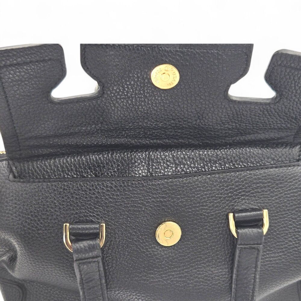 Michael Kors Mackenzie in Blk Small TZ Satchel Leather Purse - Picture 5 of 11